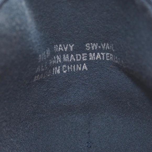 Navy Blue Nautical Slip On Boat Shoe Driving Mocs - Picture 5 of 6